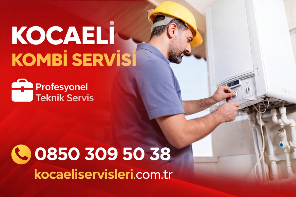 Kocaeli Ferroli kombi servisi teknisyeni kombi bakım ve onarım işlemi yaparken